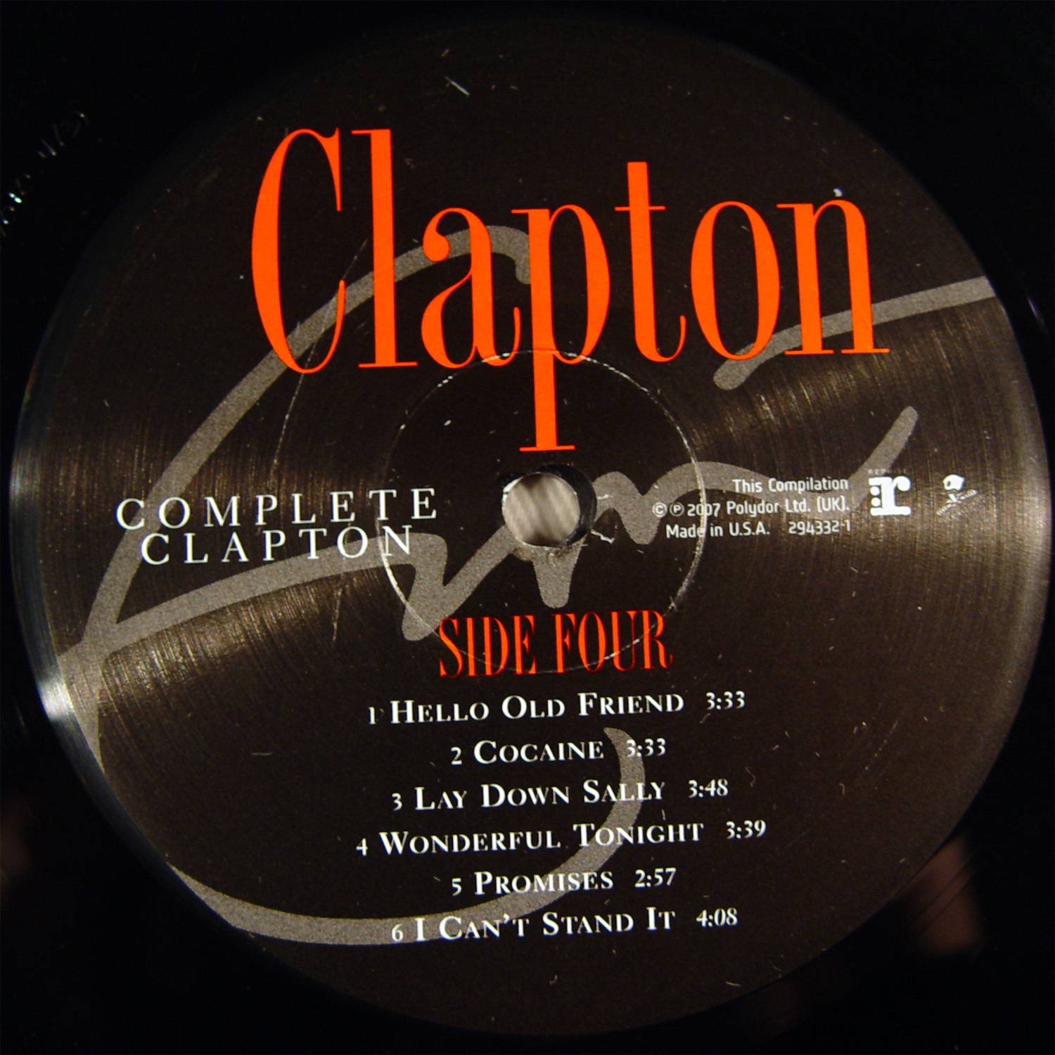 Eric Clapton The Complete Clapton 1966 1981 [lp label d us]